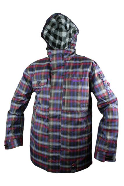 Bunda Meatfly Basic p - Black Plaid Bunda Meatfly Basic p - Black Plaid