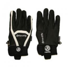 Pánské Rukavice Meatfly  Pipe Leather - black