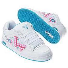 boty Etnies Sheckler kids - white/blue
