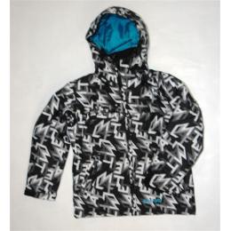 Bunda MeatFly Kids y - A/lettrs black-grey