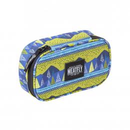Pouzdro Meatfly XL Pencil Case 2 2022 C - Landscape Green