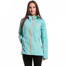 dámská podzimní softhell bunda Meatfly Zaja Softshell Jacket 19/20 C Pool Blue