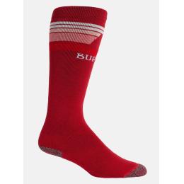 Pánské snowbardové ponožky Burton Midweight Emblem Sock 2022 Womens Sun Dried Tomato