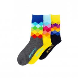 Ponožky Meatfly Pixel socks - DÁRKOVÉ BALENÍ (3 ks) 2021