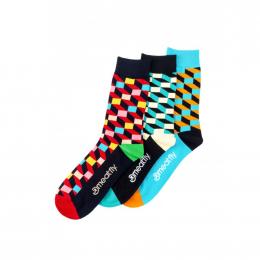 ponožky Meatfly 3D Checkers socks 2021 L07