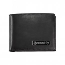 Peněženka Meatfly Pitfall Leather 22/23 Black