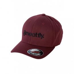 Kšiltovka Meatfly Brand Flexfit 2022 Maroon