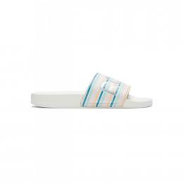 Dětské pantofle Roxy Girl´s Slippy 2021 Stripe Barely Pink