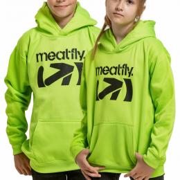 Dětská mikina Meatfly Rebel Pyke 2021 Electric Green