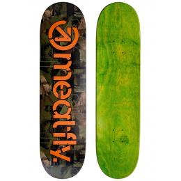 skate deska MEATFLY Flipin sk8 deck 2021 Camo Orange