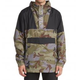 pánská jarní větrovka DC Wreckin Anorak Jacket 21/22 WOODLAND CAMO CASTLEROCK