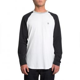 pánské triko Volcom Pen Basic LS Tee 25/26 Black white