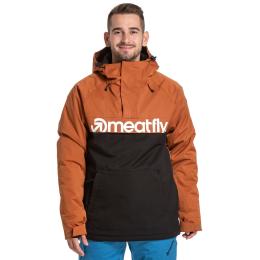 Pánská SNB & SKI bunda Meatfly Slinger Premium 2022 Brown/Black