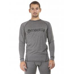 Pánské termo triko Meatfly Chuck 2 5/26 Grey Melange