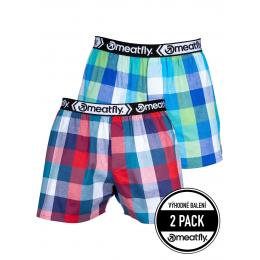 pánské trenýrky MEATFLY GIGI Boxershorts  2025 Navy Red Green