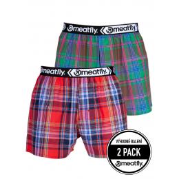 pánské trenýrky MEATFLY GIGI Boxershorts  2025 Pink Green