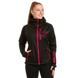 Dámská jarní softshell bunda Meatfly Zaja 2022 Black