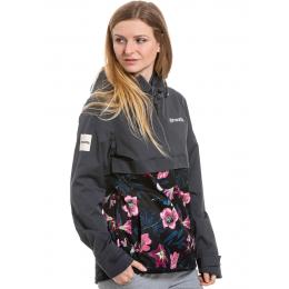 Dámská jarní street bunda Meatfly Kalle 2022 Gunmetal/Hibiscus