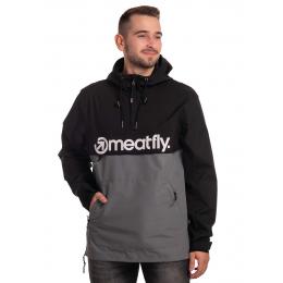 Pánská jarní street bunda Meatfly Garen 2022 Black/Grey
