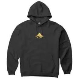 Pánská Mikina Emerica Triangle Hoodie 25/26 Black/Gold