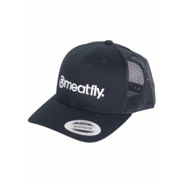 kšiltovka Meatfly Logo Trucker 2023 Black