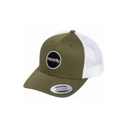 kšiltovka Meatfly View Trucker 2025 Embroidery/Buck/White
