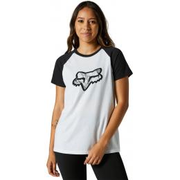 dámské triko Fox Karrera ss Raglan Tee 2022 White