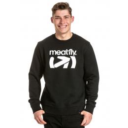 Pánská mikina Meatfly Podium Crewneck 2022 Black