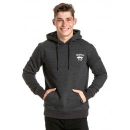 Pánská mikina Meatfly Leader Of The Pack Hoodie 2022 Charcoal Heaher
