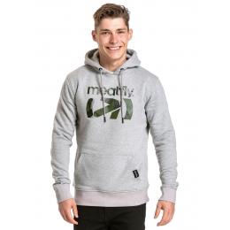 Pánská mikina Meatfly Podium Hoodie 2022 Grey Heather