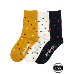 Ponožky Meatfly Lexy Triple Pack 2023 Mini Dots