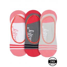 Ponožky Meatfly Low Socks Triple Pack 2022 Grey