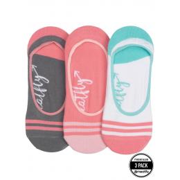 Ponožky Meatfly Low Socks Triple Pack 2022 White