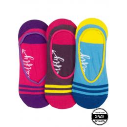Ponožky Meatfly Low Socks Triple Pack 2022 Blue