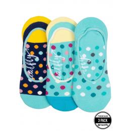 Ponožky Meatfly Low Socks Triple Pack 2022 Ocean Blue