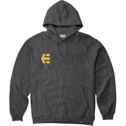 pánská mikina Etnies Ecorp Hoodie 2022 Black/Charcoal/Gold