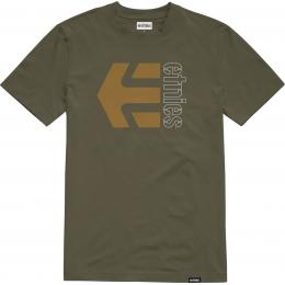 pánské triko Etnies Corp Combo Tee 2022 Military