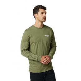 pánské Triko Fox Net New LS Prem Tee 2022 Army