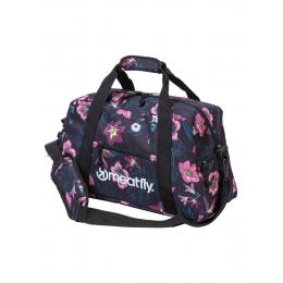 cestovní taška Meatfly Mavis Duffle Bag 2022 Hibiscus Black