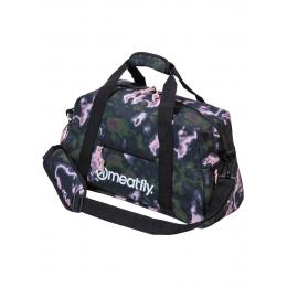 cestovní taška Meatfly Mavis Duffle Bag 2023 Storm Camo Pink