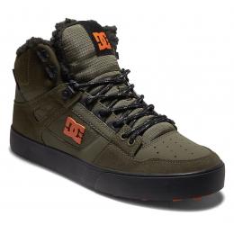 Boty DC Pure High-Top WC WNT 2 5/2 6 Dusty Olive/Orange
