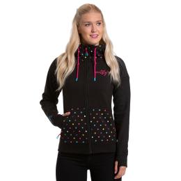 dámská technická mikina Meatfly Alisha Technical Hoodie 2022 Color Dots