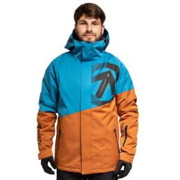 pánská zimní bunda Meatfly Bang Premium Jacket 2022 Blue/Brown