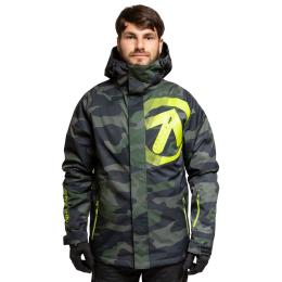 pánská zimní bunda Meatfly Bang Premium Jacket 2022 Rampage Camo