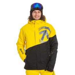 pánská zimní bunda Meatfly Bang Jacket 2022 Lemon/Black