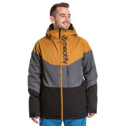 pánská zimní bunda Meatfly Hoax Premium Jacket 2022 Wood/Dark Grey/Black