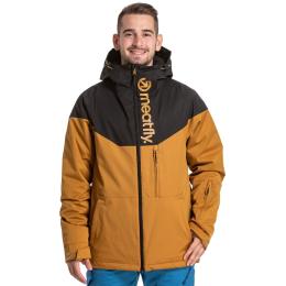 pánská zimní bunda Meatfly Hoax Premium Jacket 2022 Black/Wood