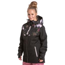 dámská zimní bunda Meatfly Kirsten Premium Jacket 2022 Storm Camo Pink/Black