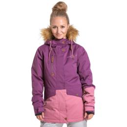 dámská zimní bunda Meatfly Athena Premium Jacket 2022 Plum/Dusty Rose