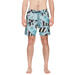 pánské plavky Volcom Chlorine Killer Stoney Trunk 17 2023 Temple Teal